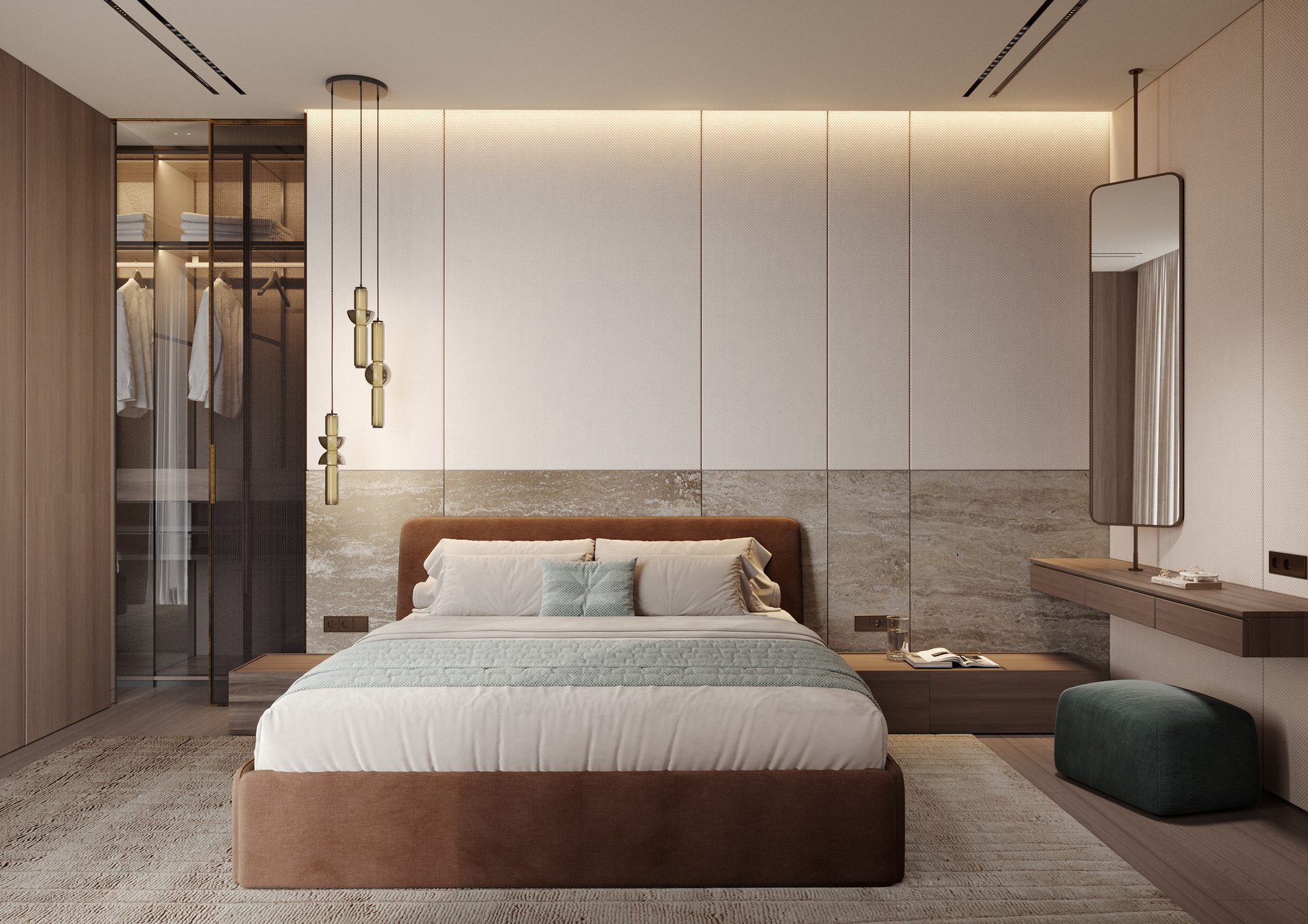 Aurora Residences master suite